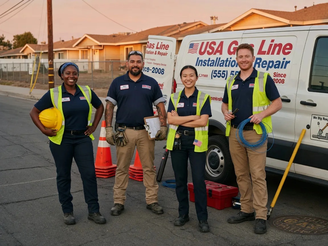Gas Line Installation company in Fort Dick, CA